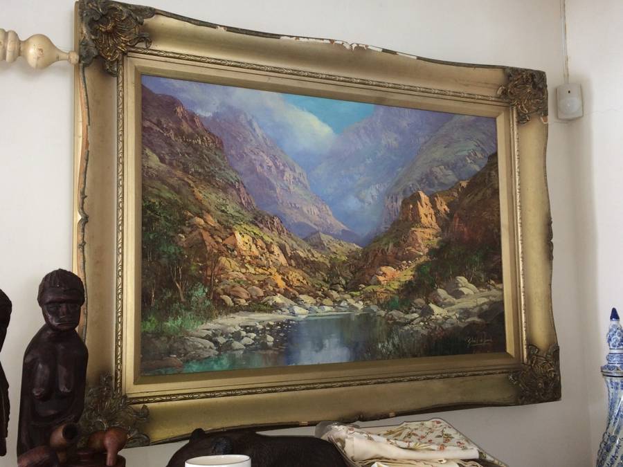 Gabriel De Jongh - Mountain Scene